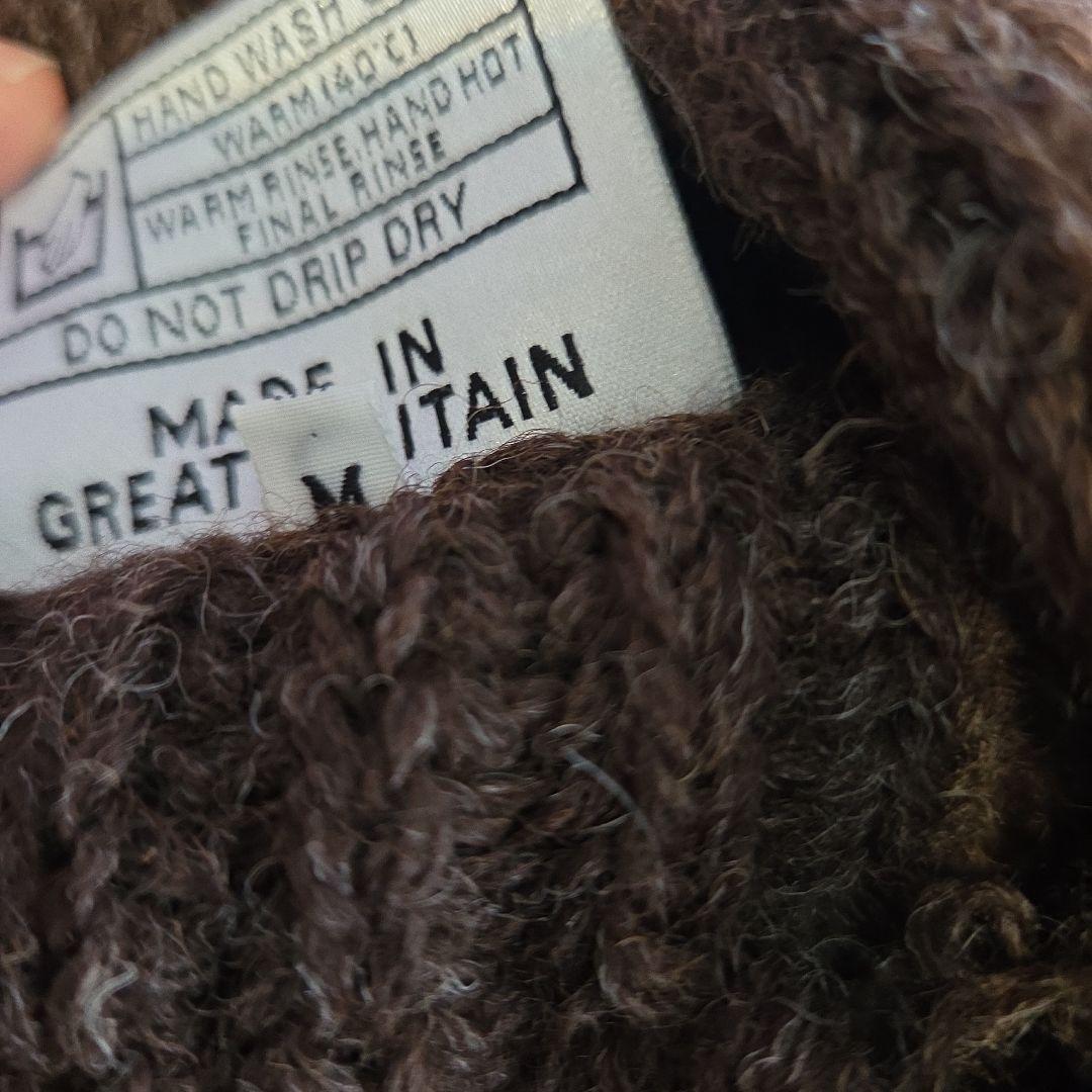 Black Sheep ブラウンリブ編みカーディガン