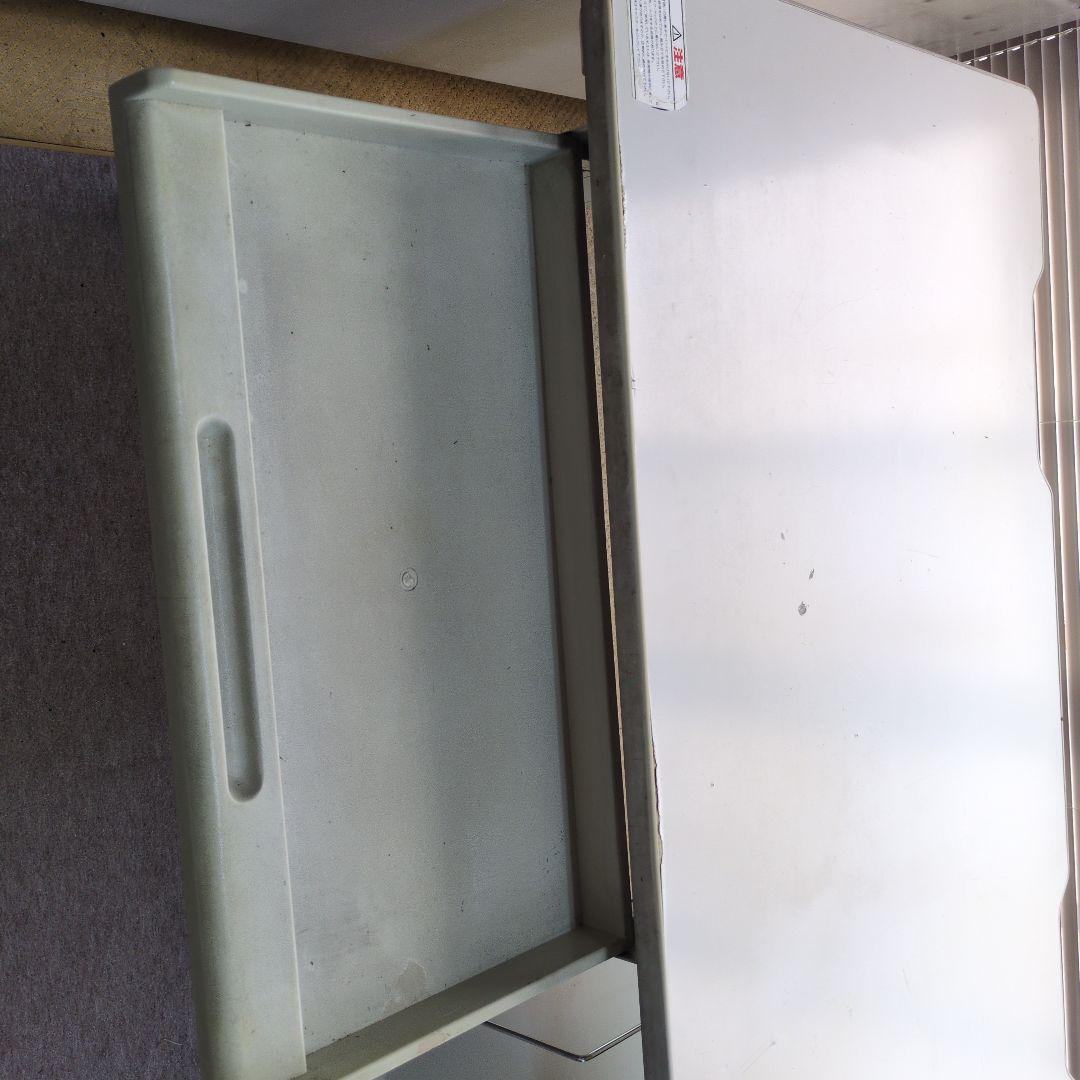 ホワイトパソコンデスク キャスター付き 引き出しあり