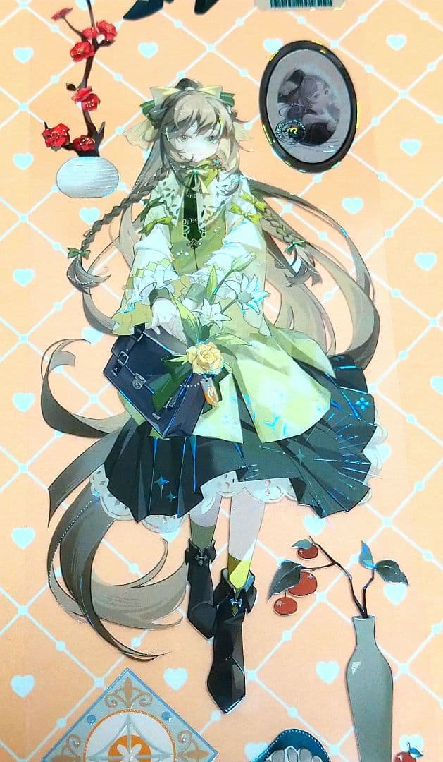 ✩のこり２✩J1026＃霁雨初晴(贝壳光)komos切り売り海外人物マステ女の子