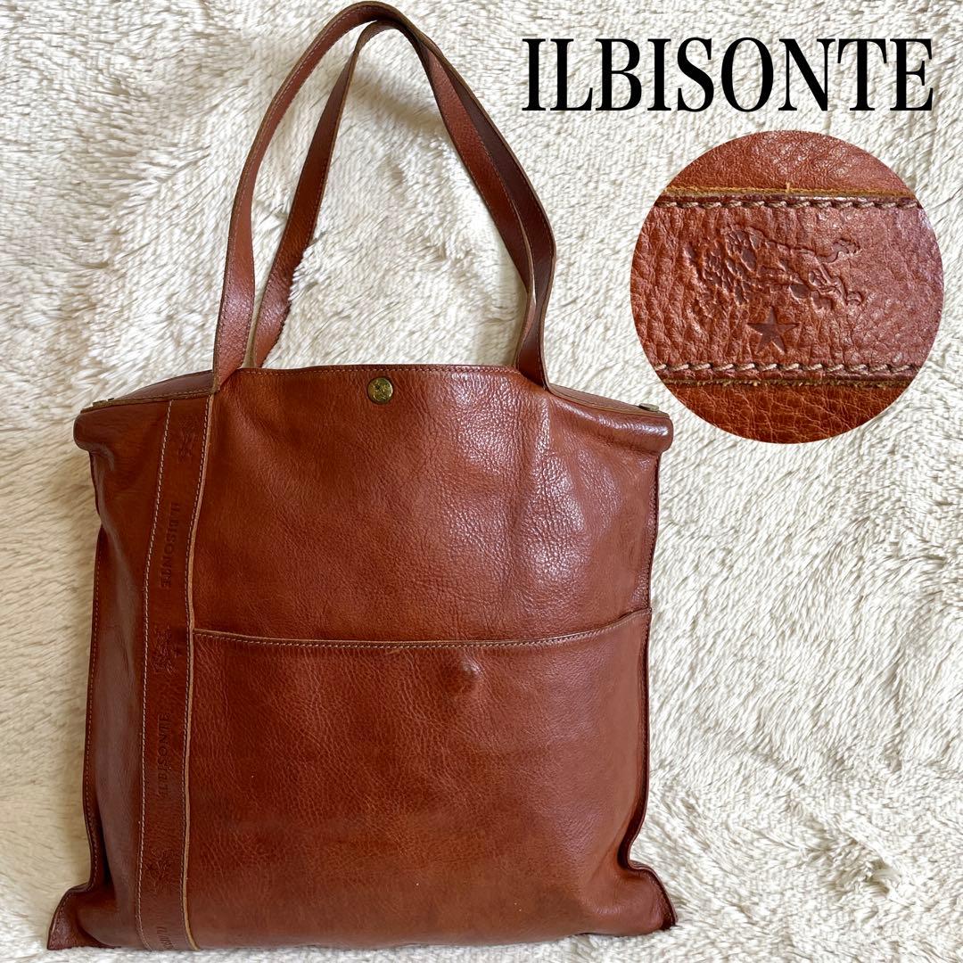 IL BISONTE イルビゾンテ オールレザー ショルダーバッグ トートバッグ
