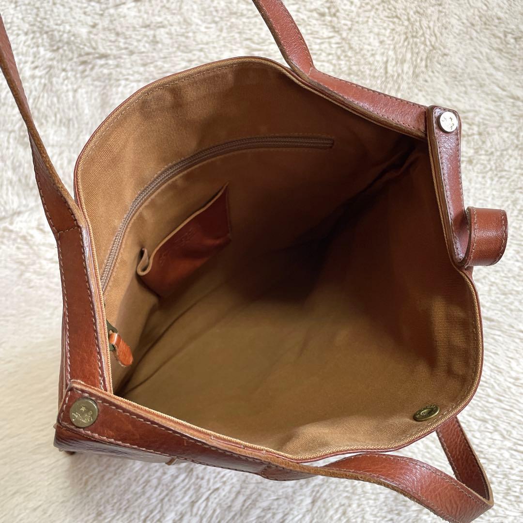 IL BISONTE イルビゾンテ オールレザー ショルダーバッグ トートバッグ