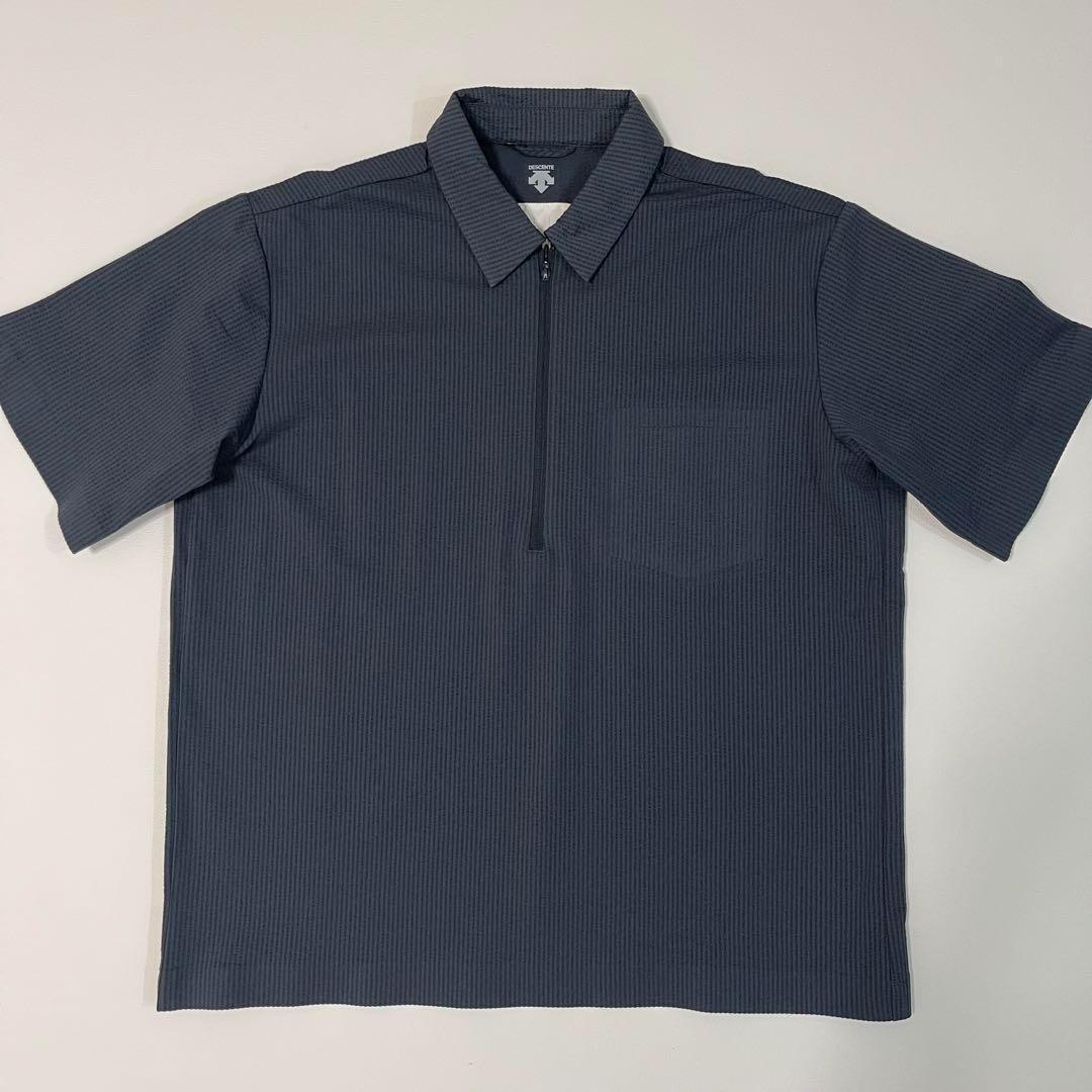 t*3様 サイズM DESCENTE PAUSE デサント シアサッカー 半袖