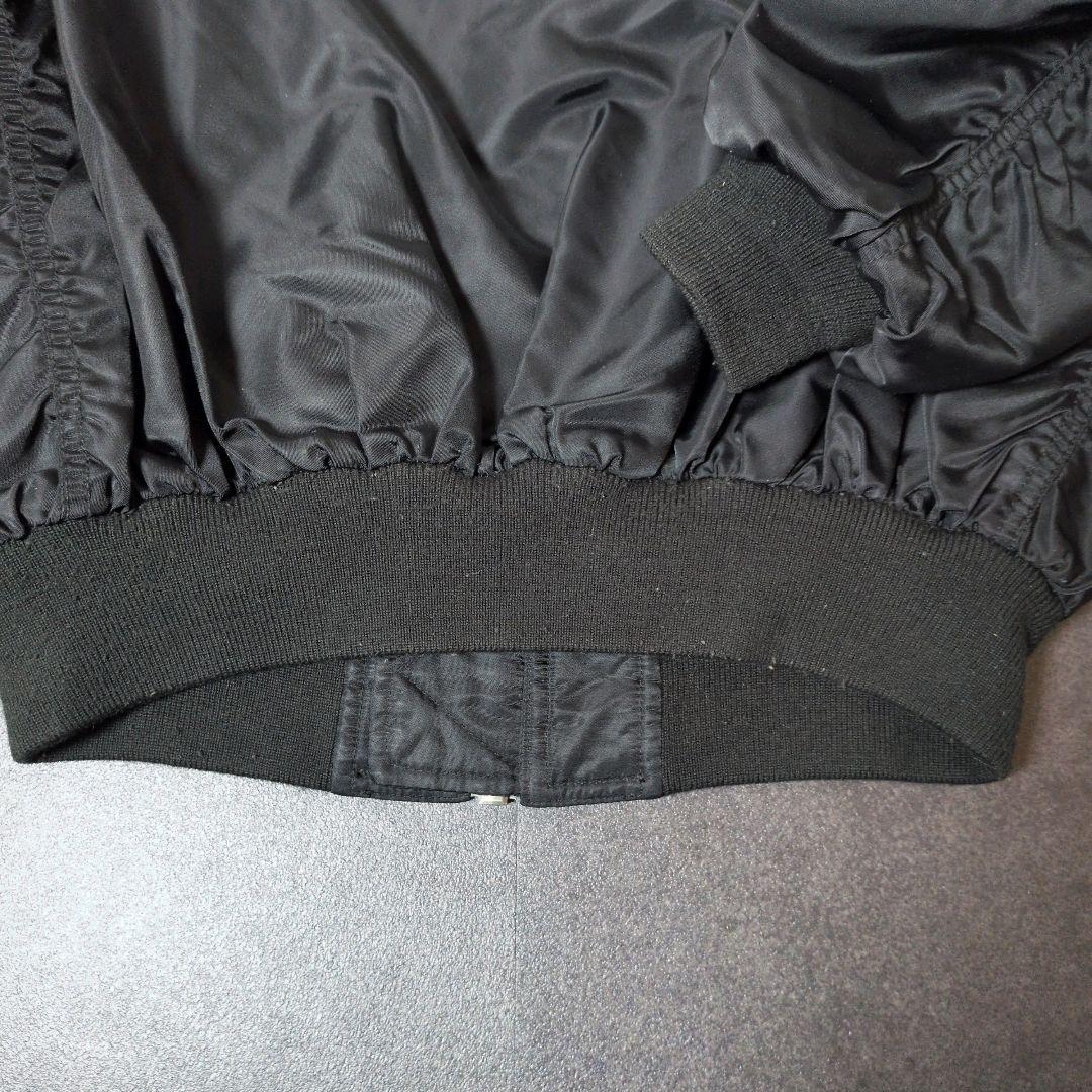 入手困難 Schott ショット MA-1 フライトジャケット 短丈 黒 F