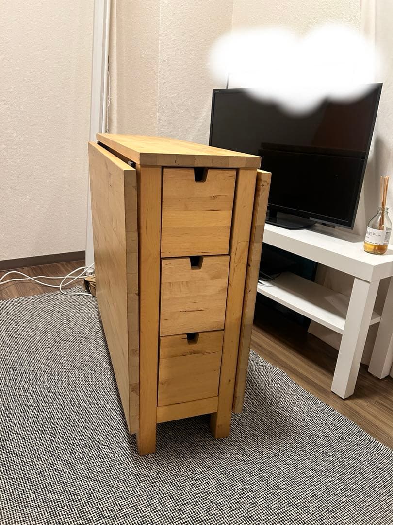 IKEA NORDEN(ノールデン) 木製折りたたみダイニングテーブル