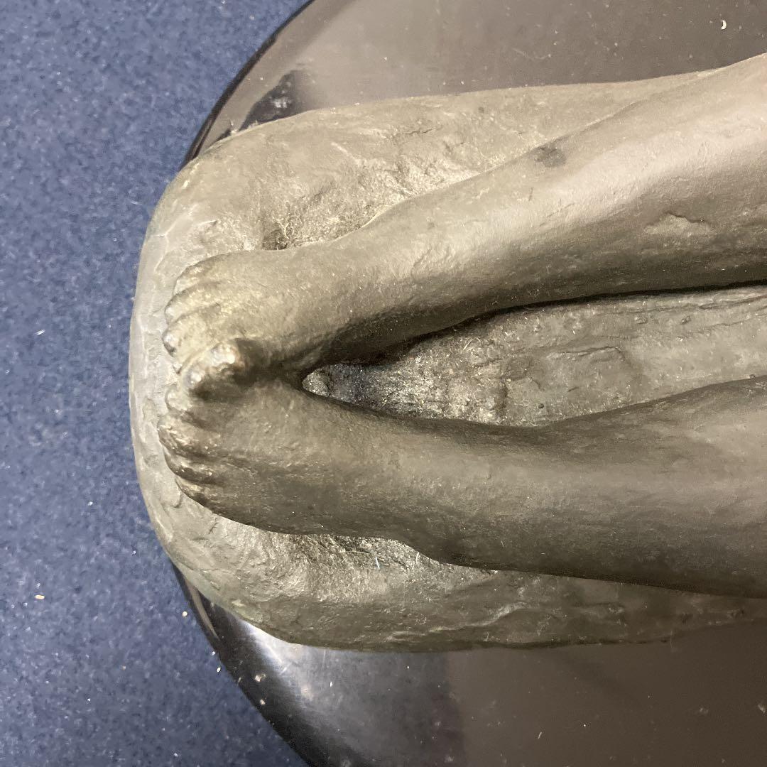 No.3889 ブロンズ　笹野恵三作　裸婦座像