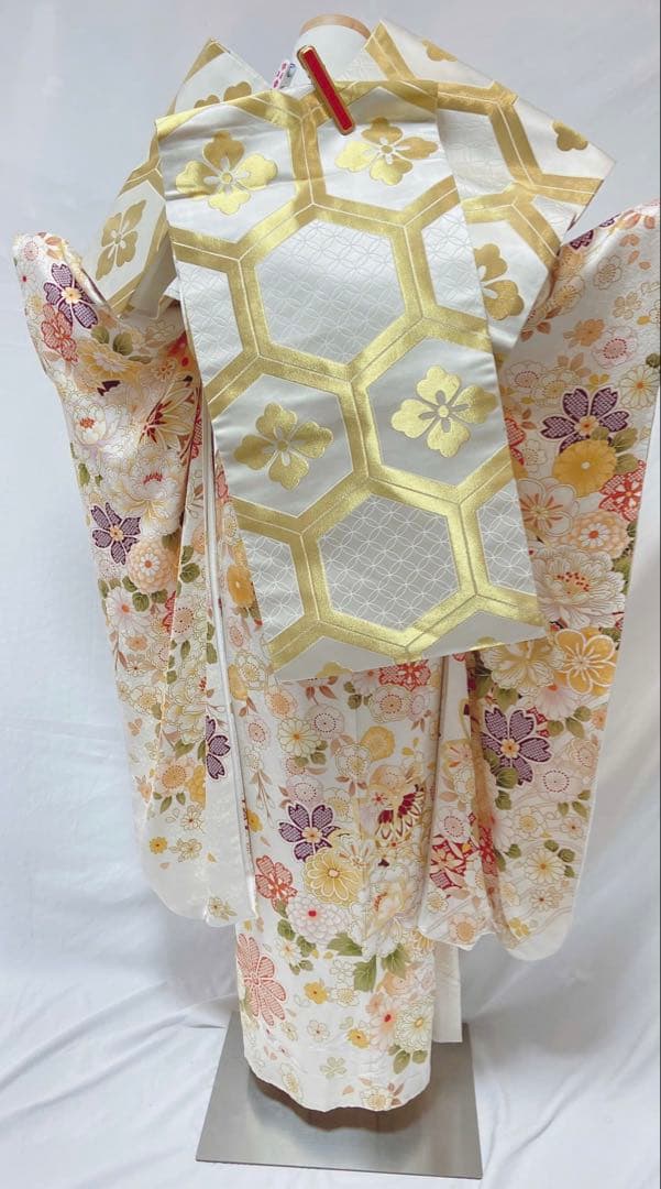 振袖 正絹 成人式　振袖6点セット　振袖フルセット