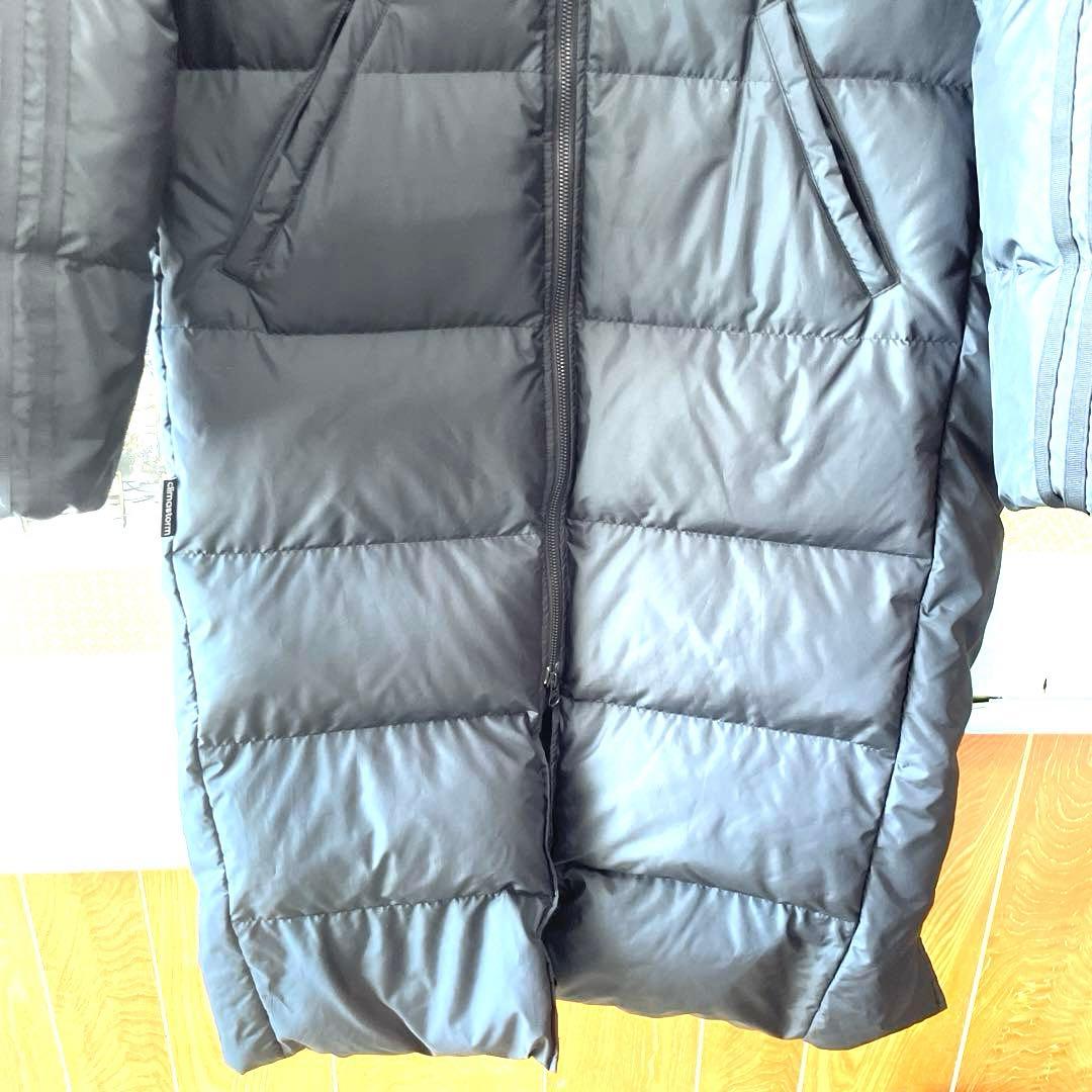 adidas アディダス ライト ロング　ダウンコート ベンチコート　XL