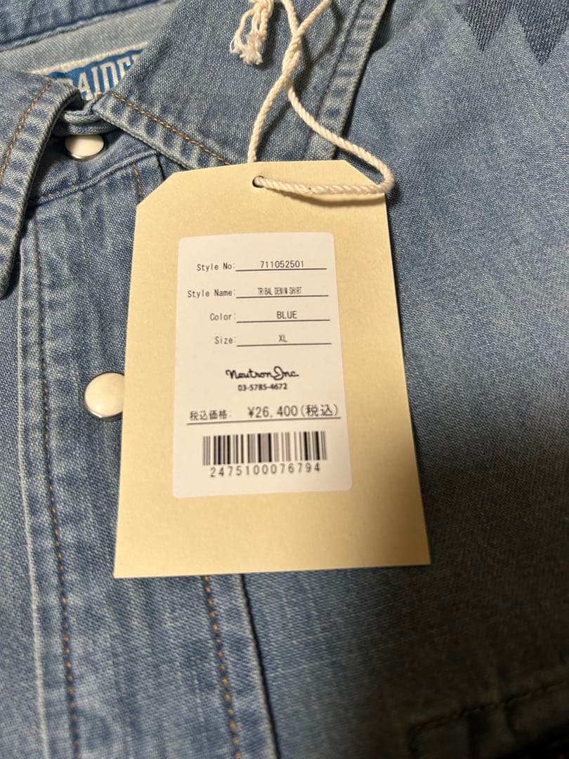 liberaidersデニムシャツ XL