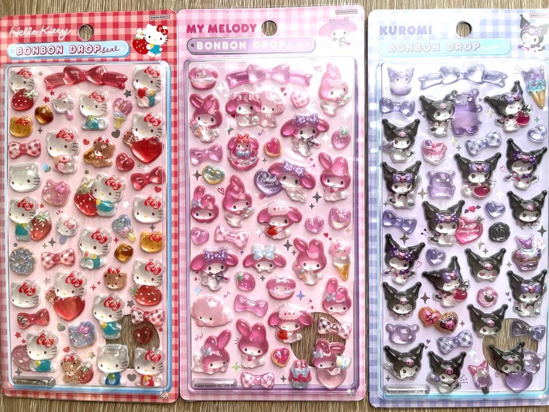 ボンボンドロップシール　サンリオ　第二弾　5種　正規品