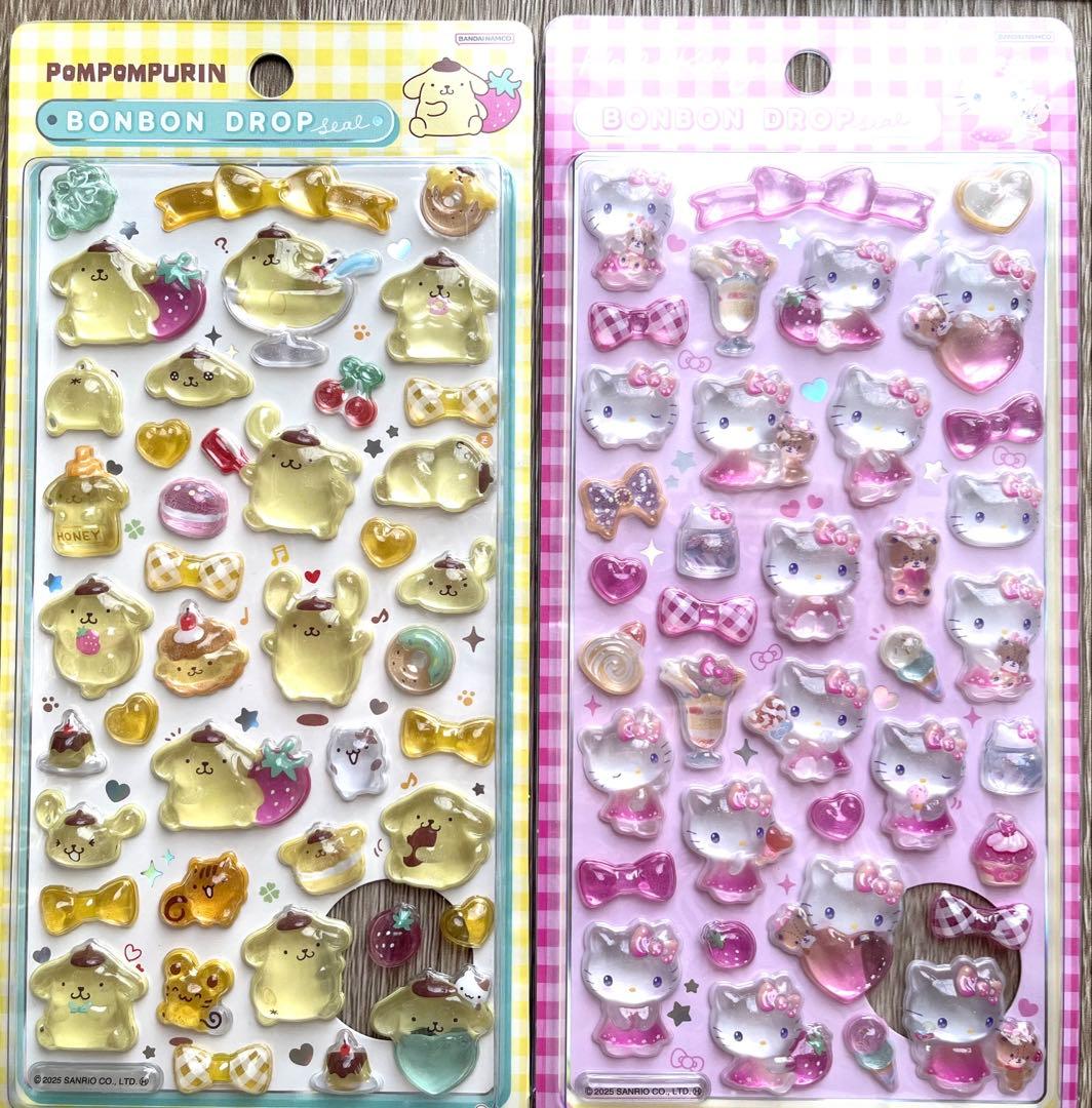 ボンボンドロップシール　サンリオ　第二弾　5種　正規品