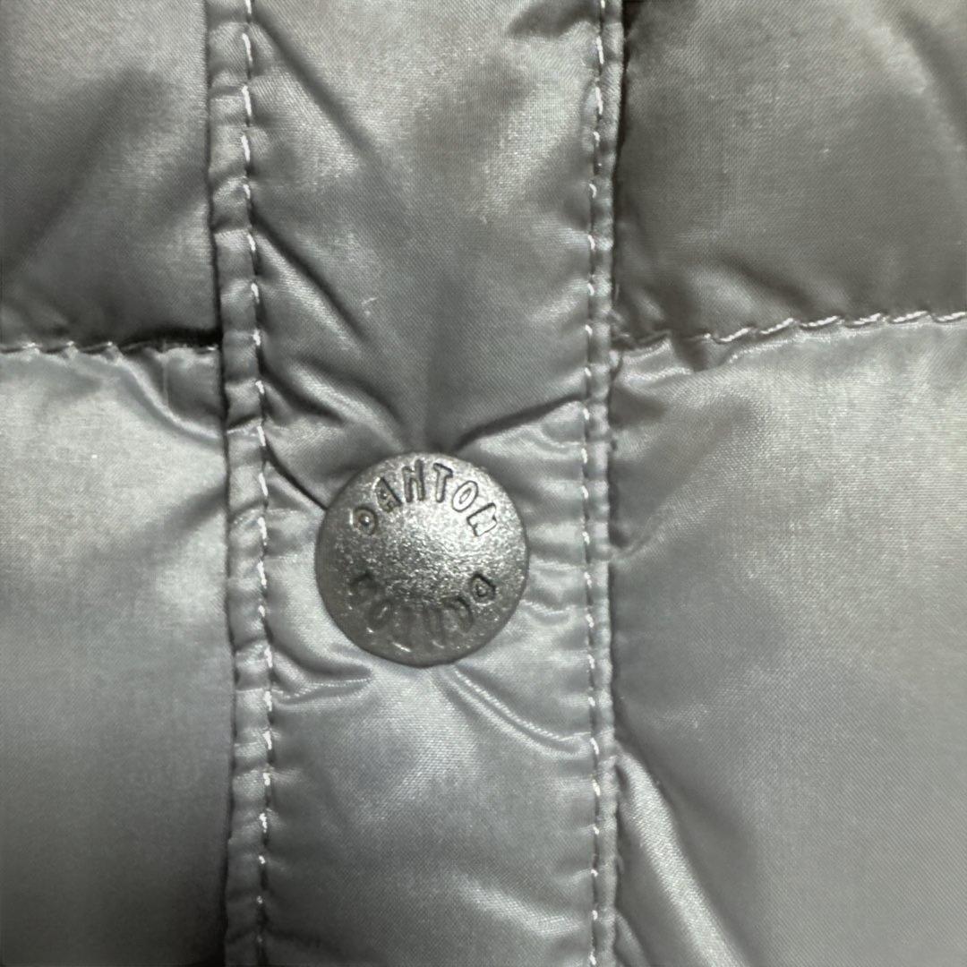 Danton クルーネック インナーダウン ジャケット/チャコールグレー 38