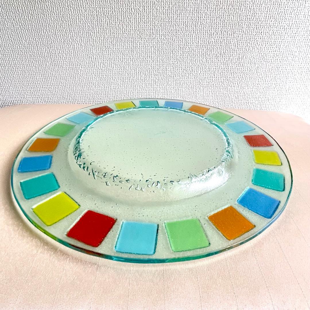 ★新品未使用★Villeroy & Boch ツイストレアガラスプレート大皿