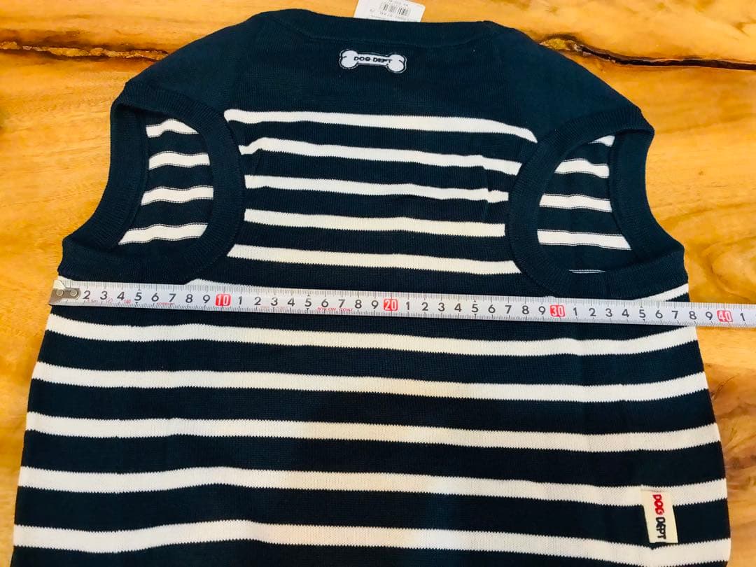 【新品】DOG DEPT ストライプニット犬服