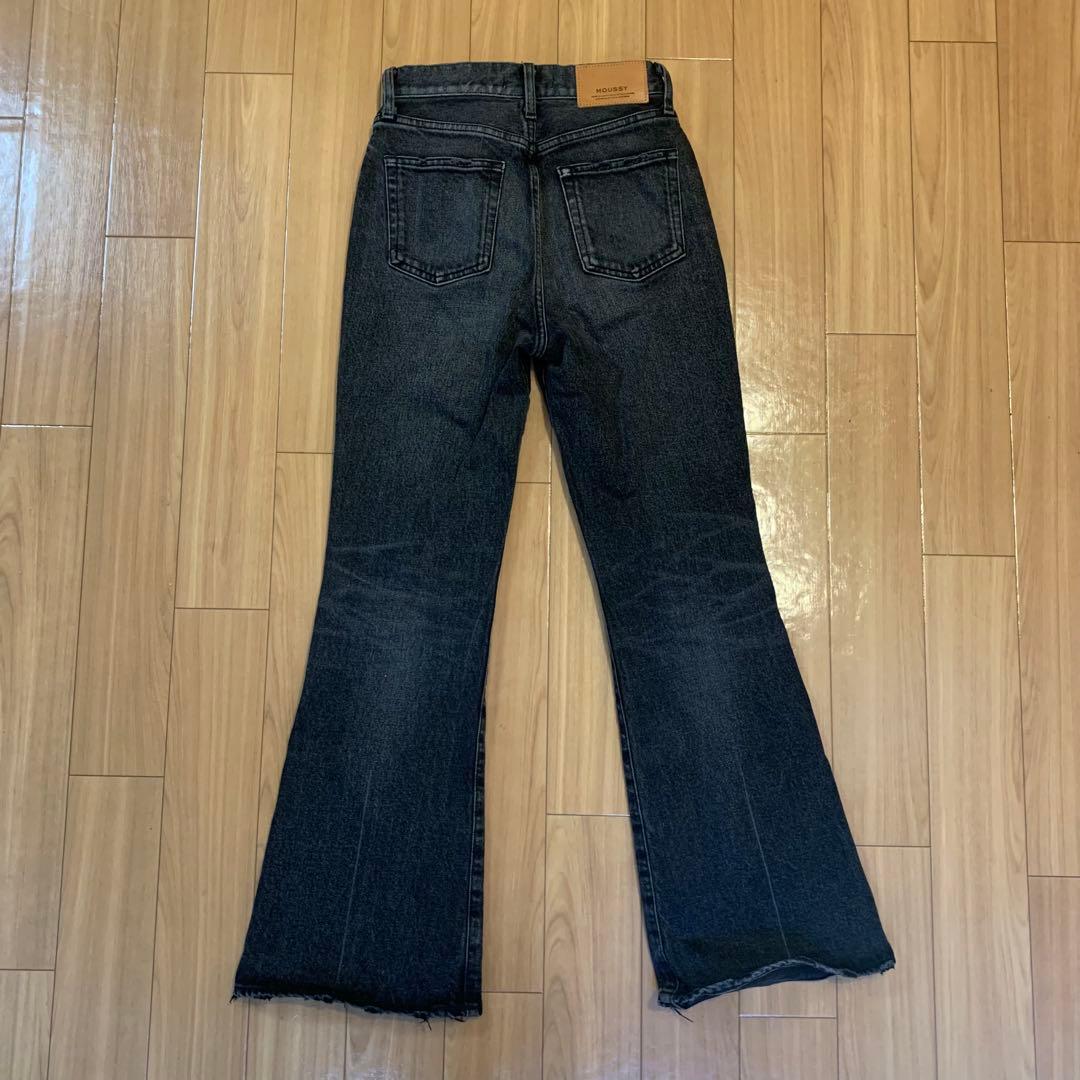 MOUSSY　MVS FLARE　フレアデニムパンツ　25インチ