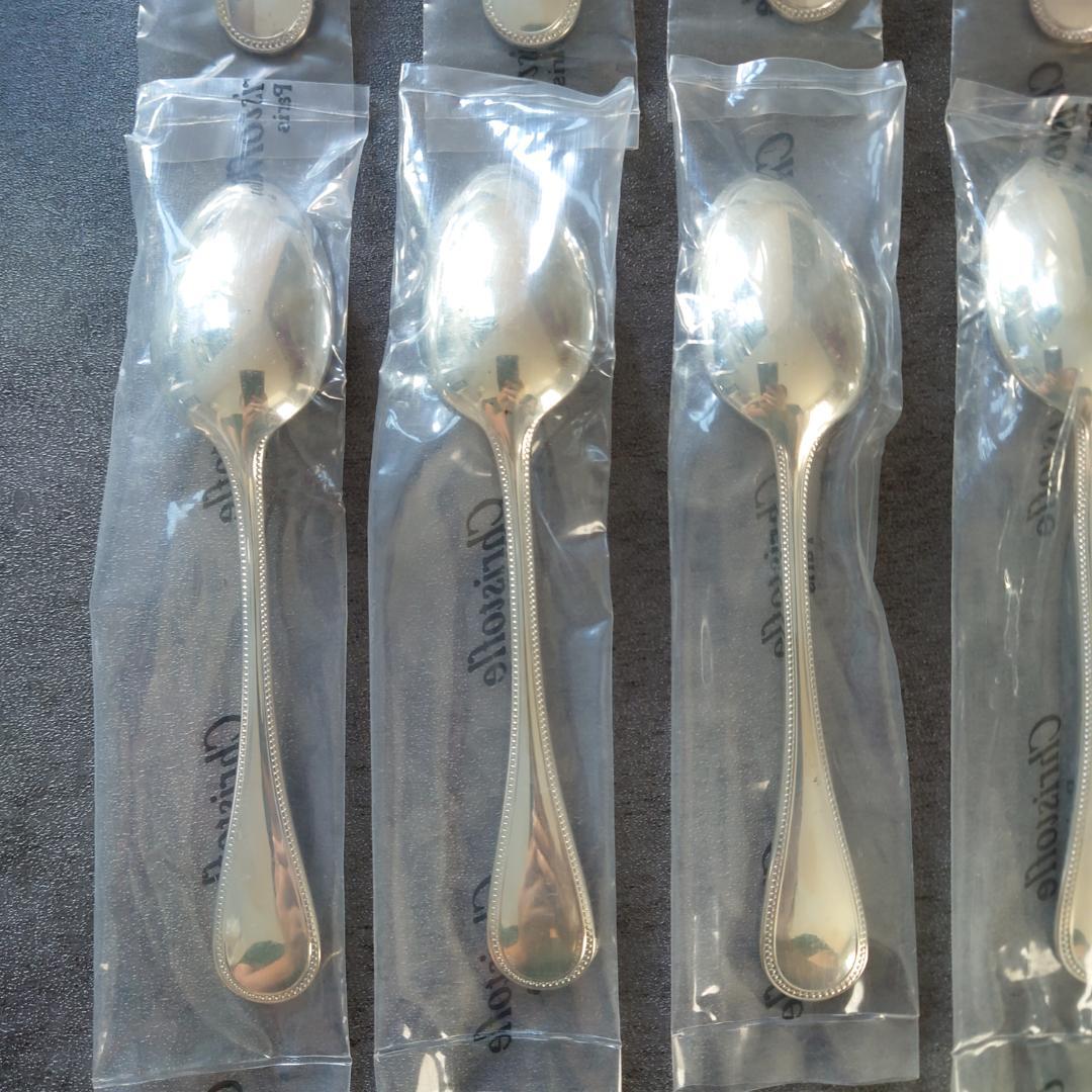 クリストフル パール 未開封 コーヒースプーン 12点