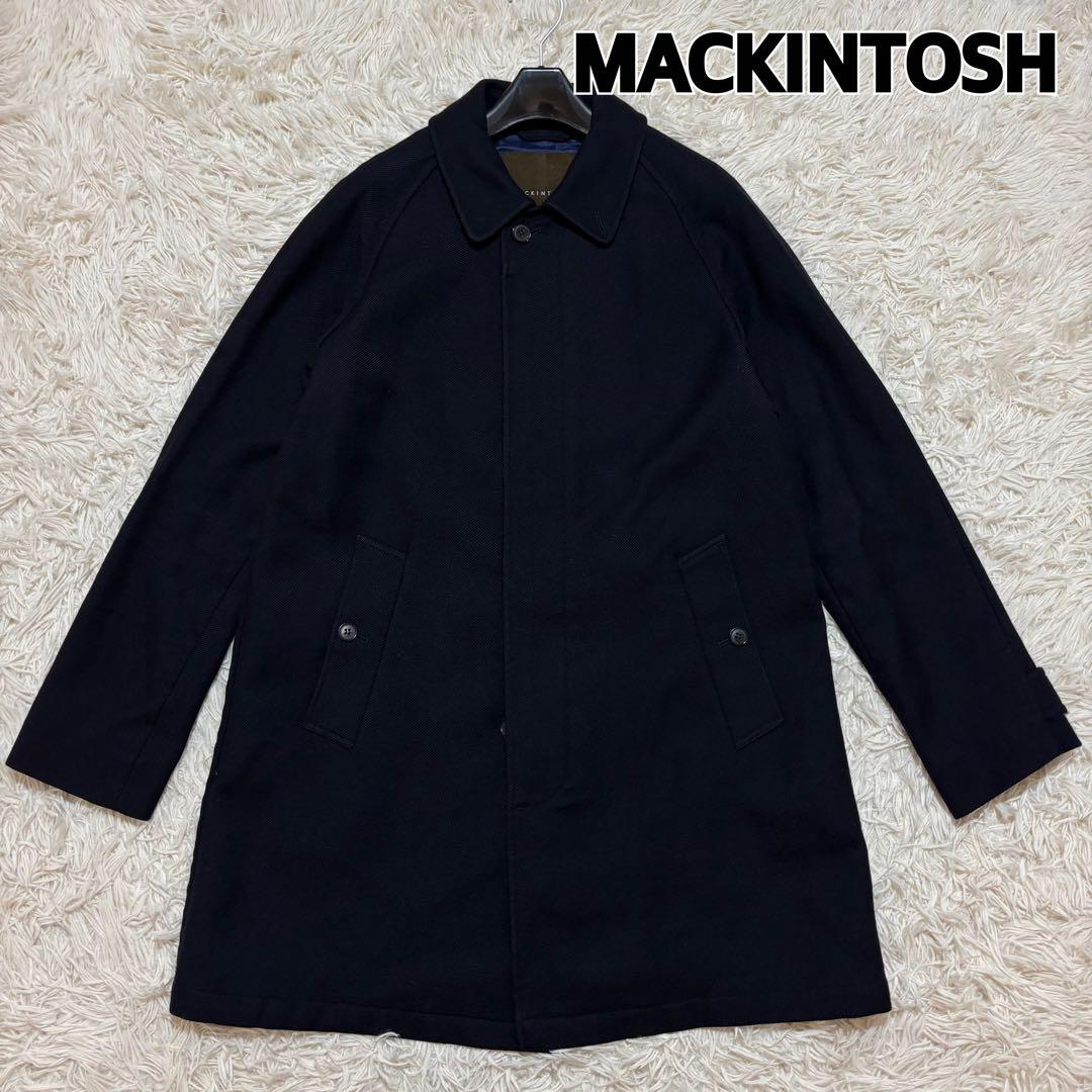 マッキントッシュ バルマカーンコート ステンカラー ラグランスリーブ 英国製42