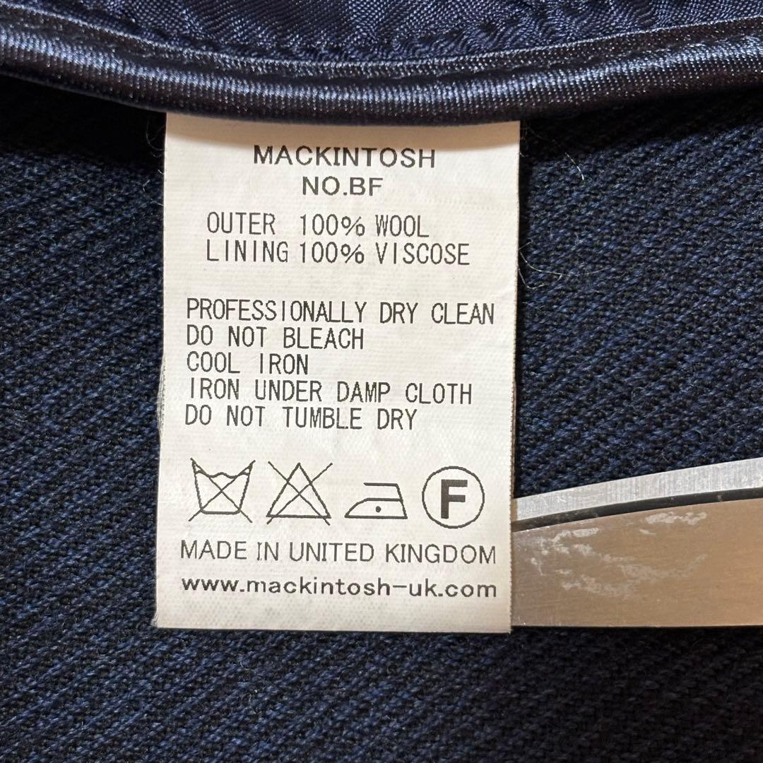 マッキントッシュ バルマカーンコート ステンカラー ラグランスリーブ 英国製42