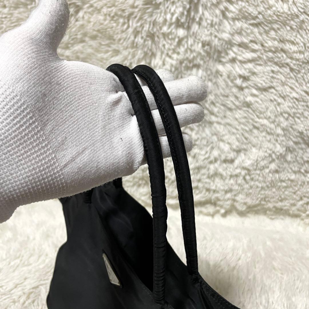 【美品】PRADA プラダ　トートバッグ　ハンド　ナイロン　ブラック　黒　肩掛け