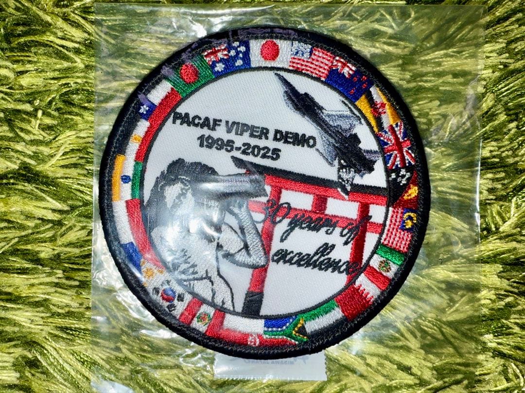 【新品】F-16デモチーム パッチ 2025
