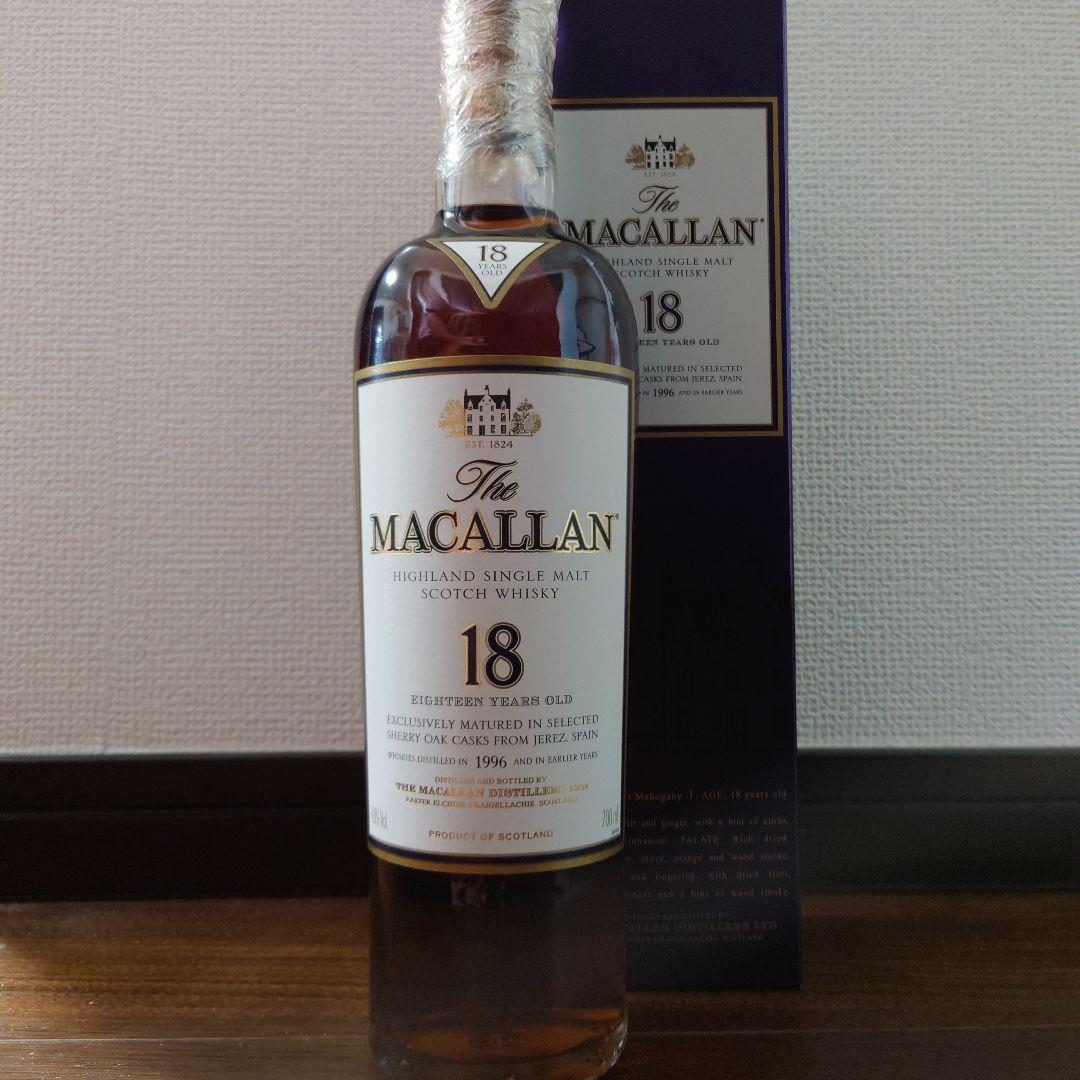 The Macallan マッカラン 18年 旧ボトル 1996 700mL