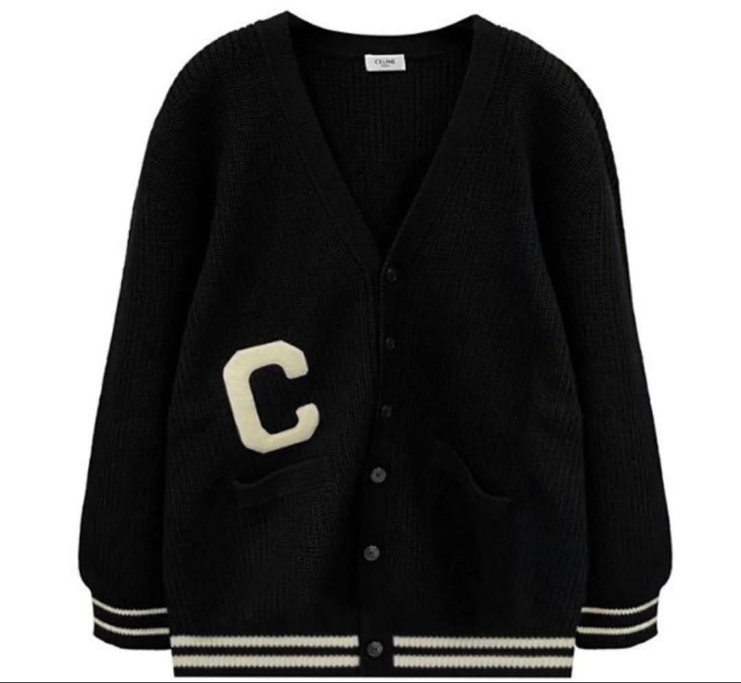 CELINE セリーヌ カーディガン メンズ ニット　XS オーバーサイズ