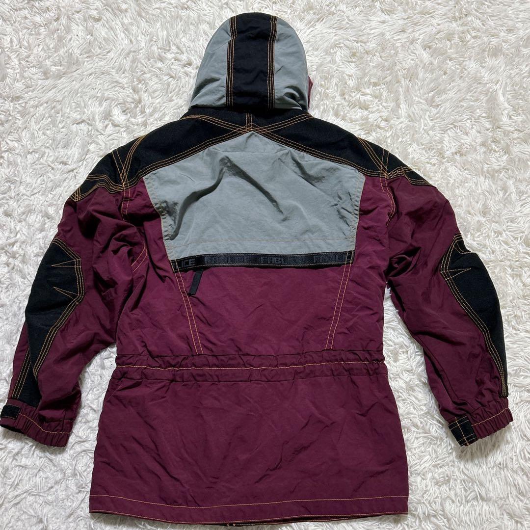 【2414】FABLICE レアカラー　スキーウェア エンジ色　M