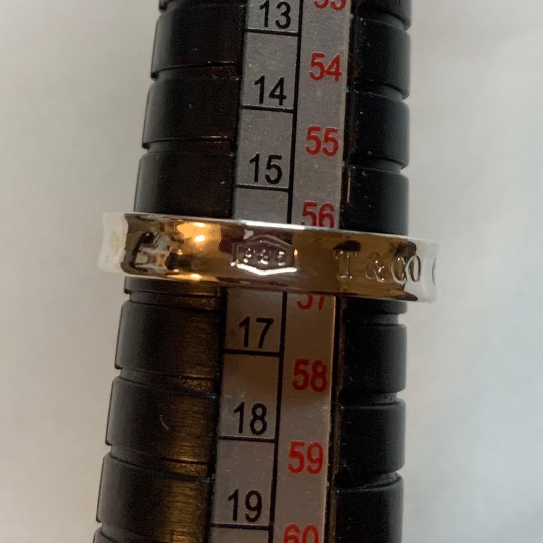 極美品　16号　1837 925 TIFFANY ナロー 指輪　リング　1837