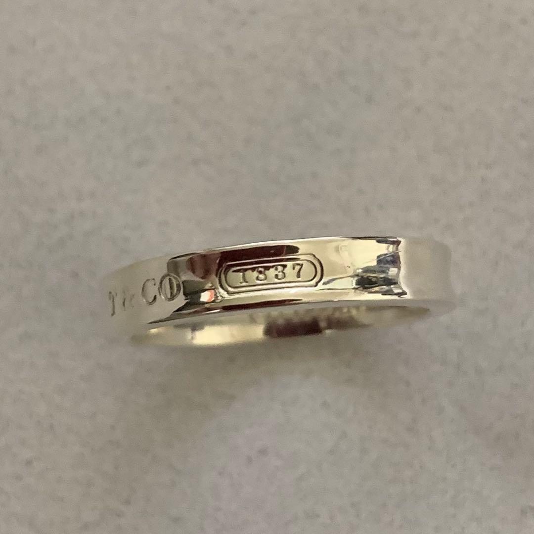 極美品　16号　1837 925 TIFFANY ナロー 指輪　リング　1837