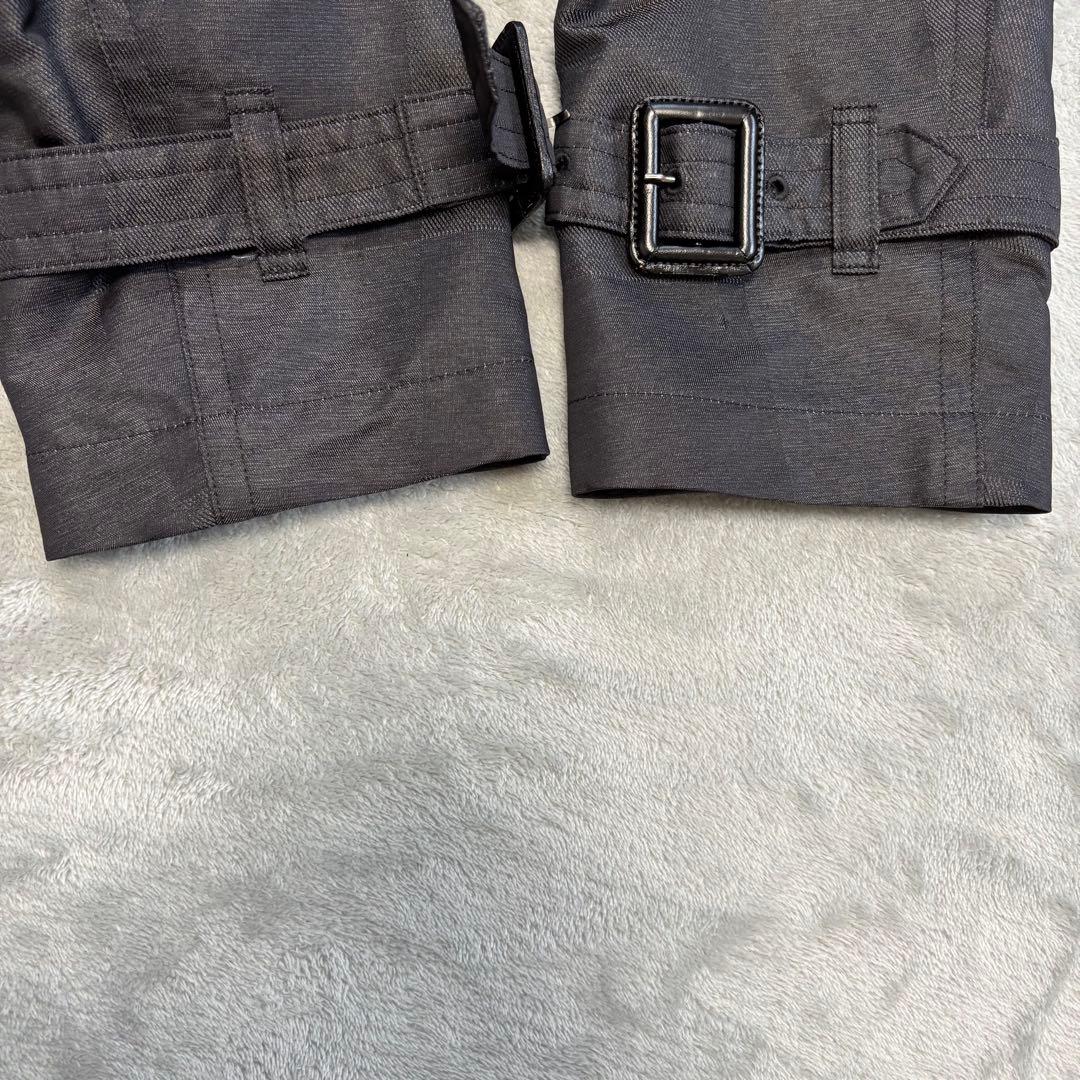 美品✨ブラックレーベルクレストブリッジ　シャドーチェック　ベルト　トレンチコート