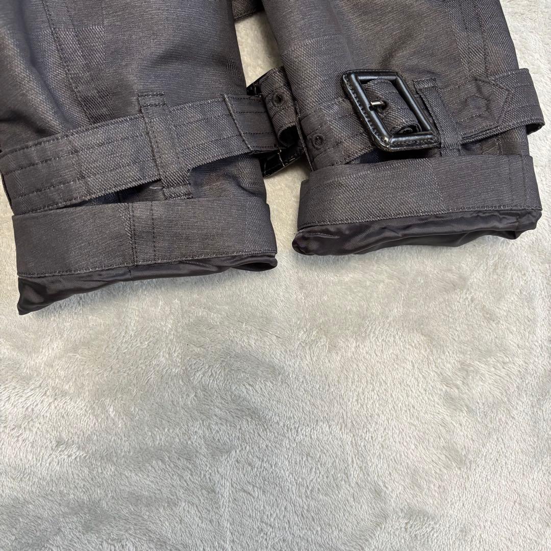 美品✨ブラックレーベルクレストブリッジ　シャドーチェック　ベルト　トレンチコート