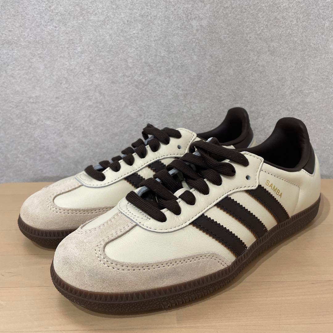adidas SAMBA ZOZO別注 クリーム ベージュ スニーカー