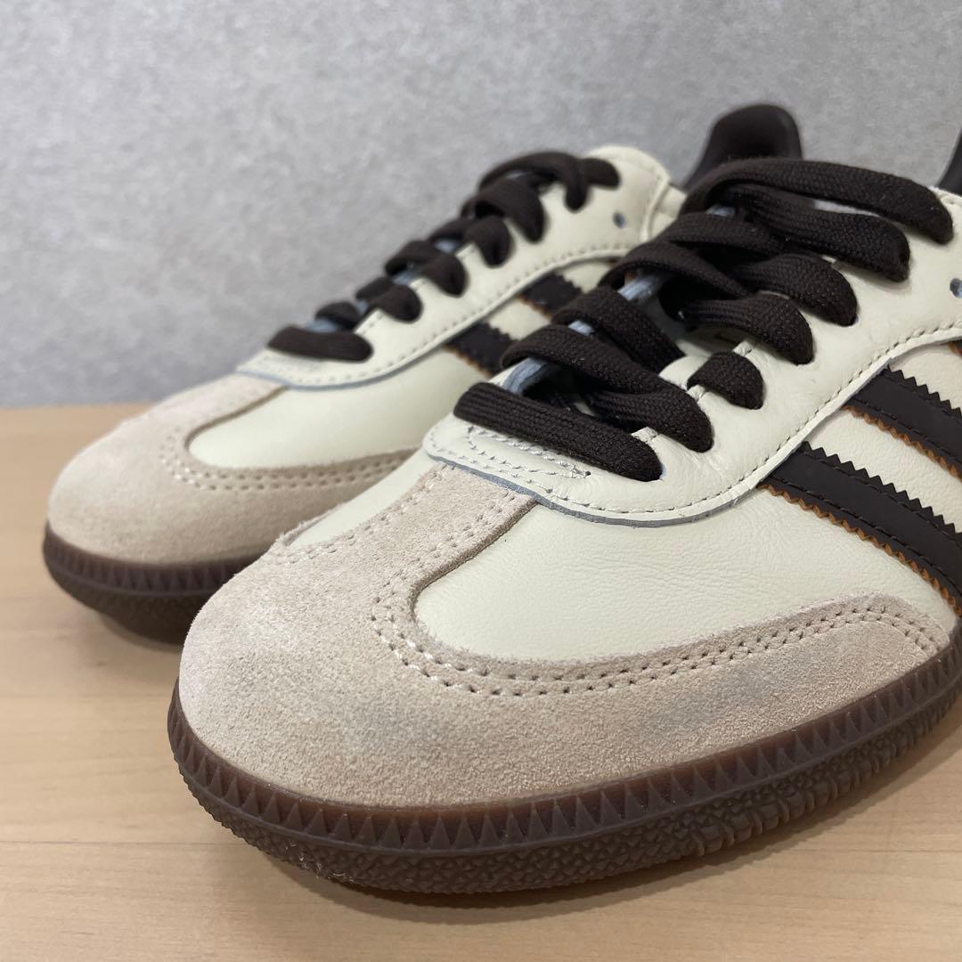 adidas SAMBA ZOZO別注 クリーム ベージュ スニーカー