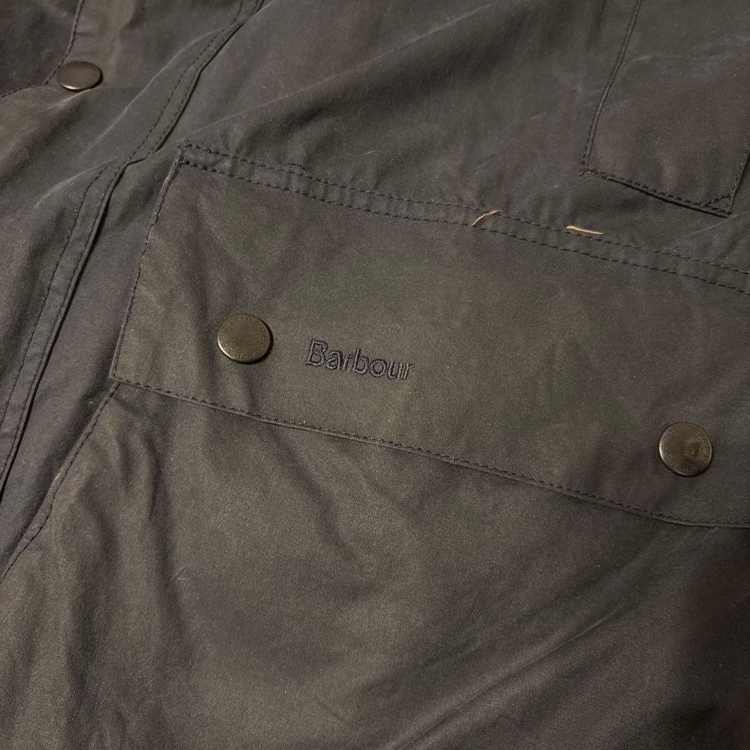 BARBOUR バブアー BORDER ボーダー ライナー付き 42 ネイビー