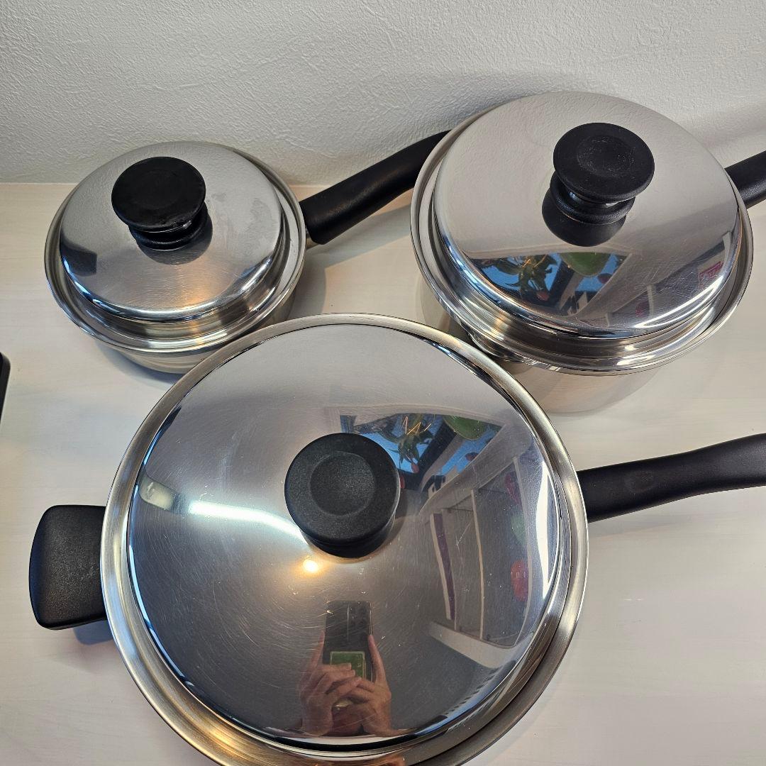 アムウェイクィーン Amway Queen 18/8 ステンレス鍋 2024年製