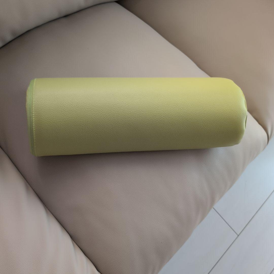 タイムセール　FMT整体 黄緑色 円筒形フットピロー