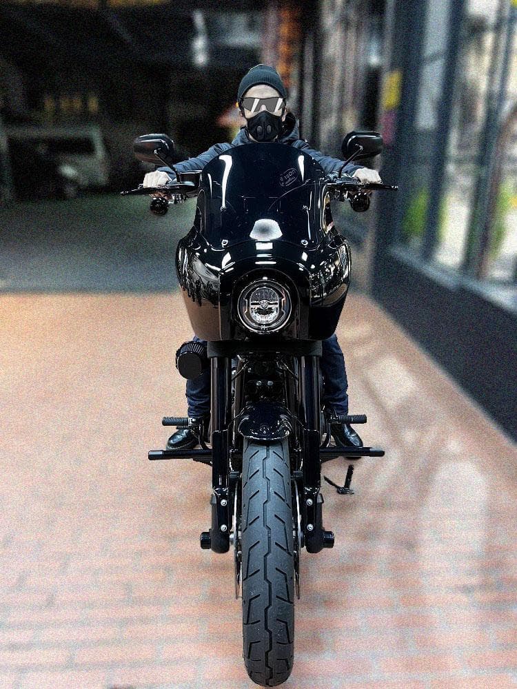 FXLRS ローライダーS T-SPORTフェアリング カウル 12”シールド