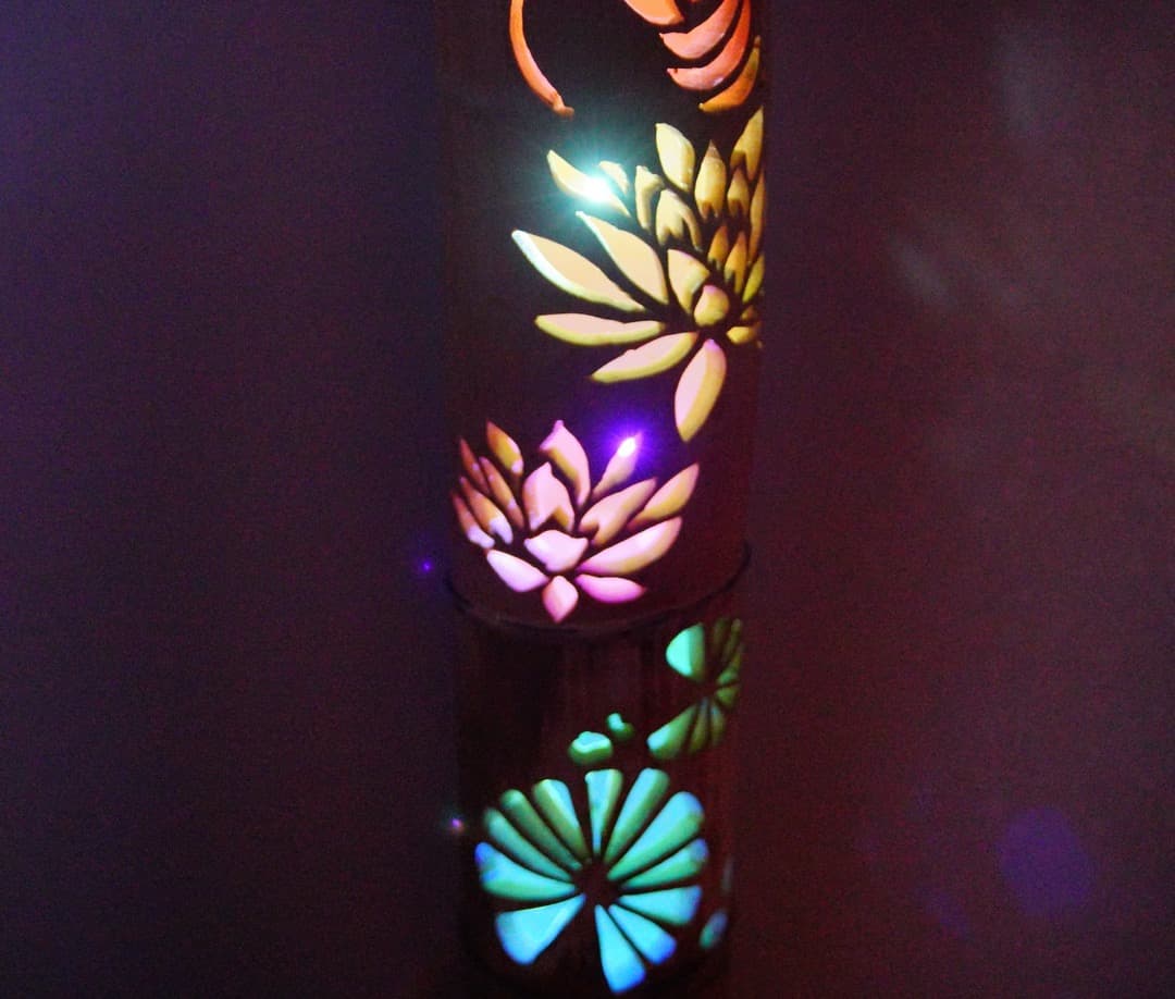 希少二股竹　彩シリーズ　〜〜仏の手・蓮〜〜