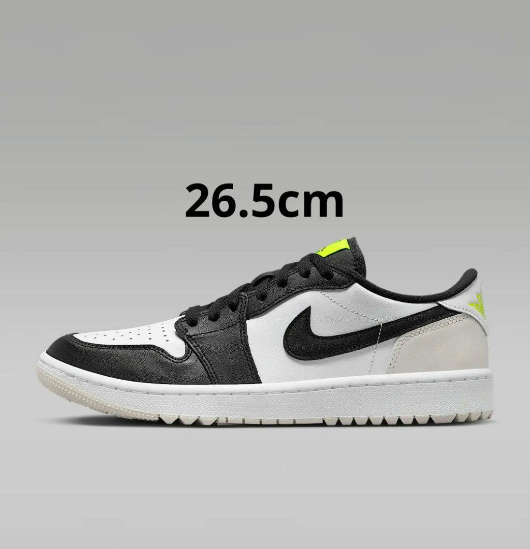 NIKE AIR JORDAN 1 LOW GOLF ブラック ボルト 26.5