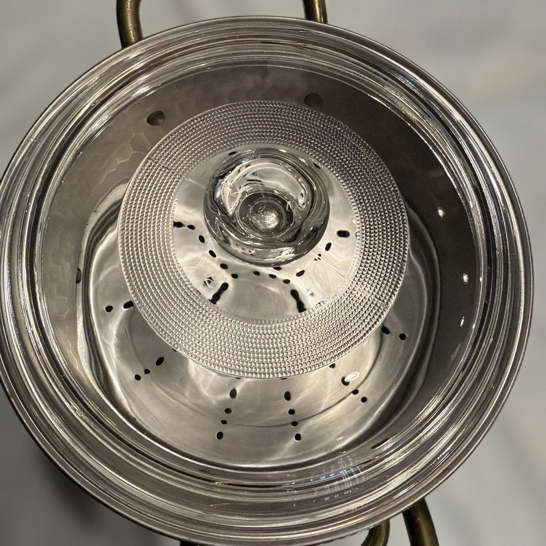 ステンレススチール 蒸し器 両側ハンドルVシリーズ18-8