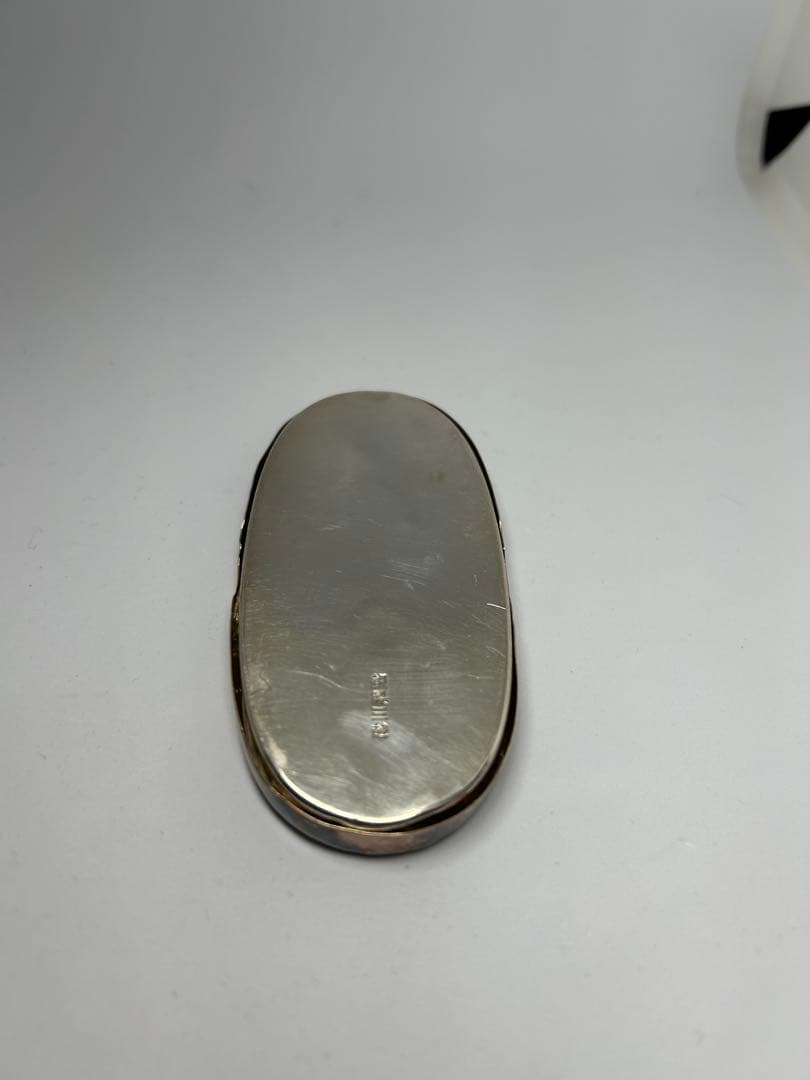 銀製　三越 Mitsukoshi 携帯灰皿 小物入れ 槌目加工 34g