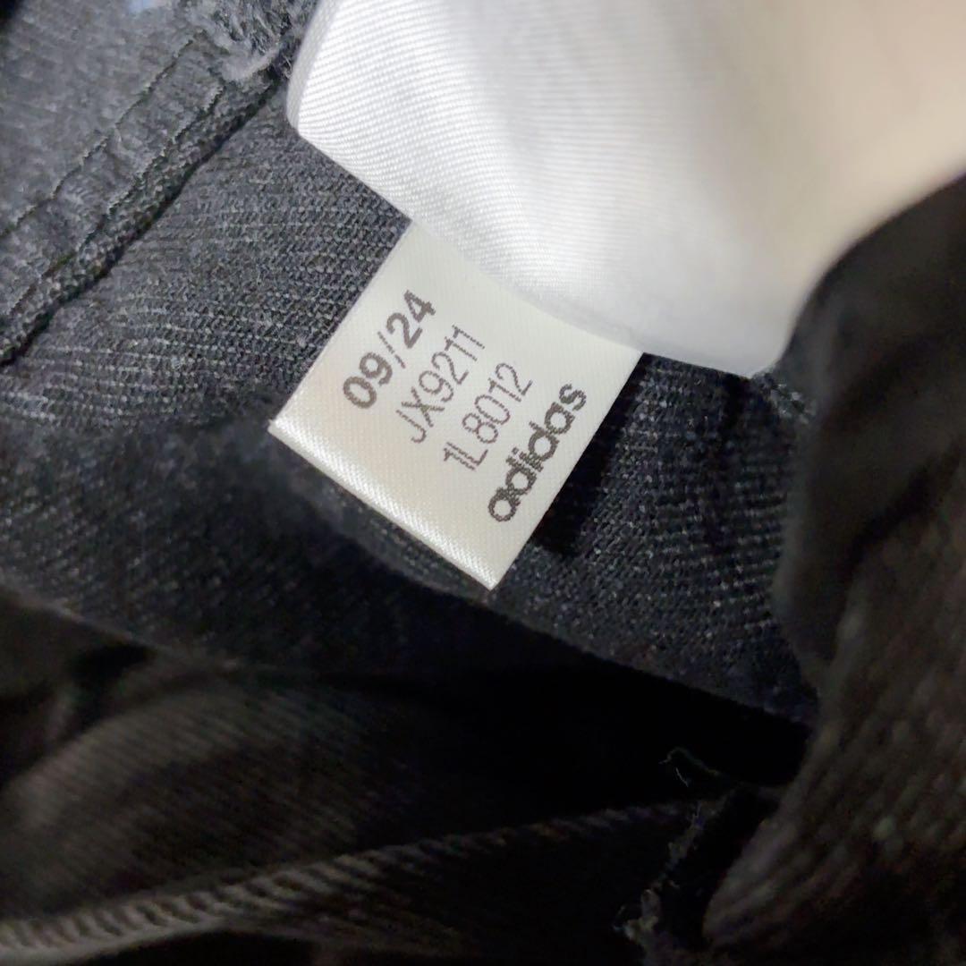 adidas ADILENIUM ジップウォッシュド デニムパンツ 25inch