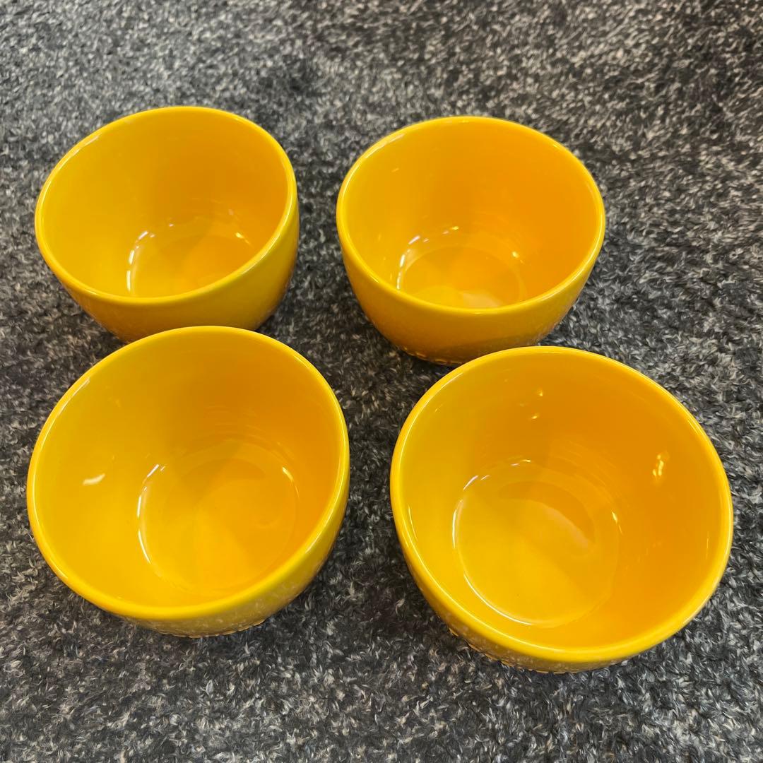 ル・クルーゼ　スフィアライスボウル　4個セット　新品　ネクター