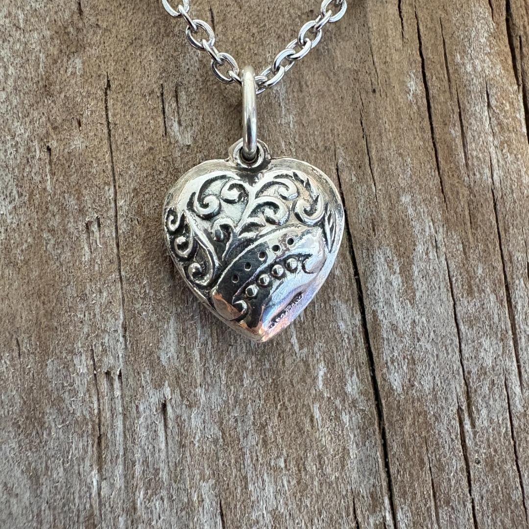 スウィートハートジュエリー　WW2　シルバー 両面 勿忘草 渦巻 （SWIRL）