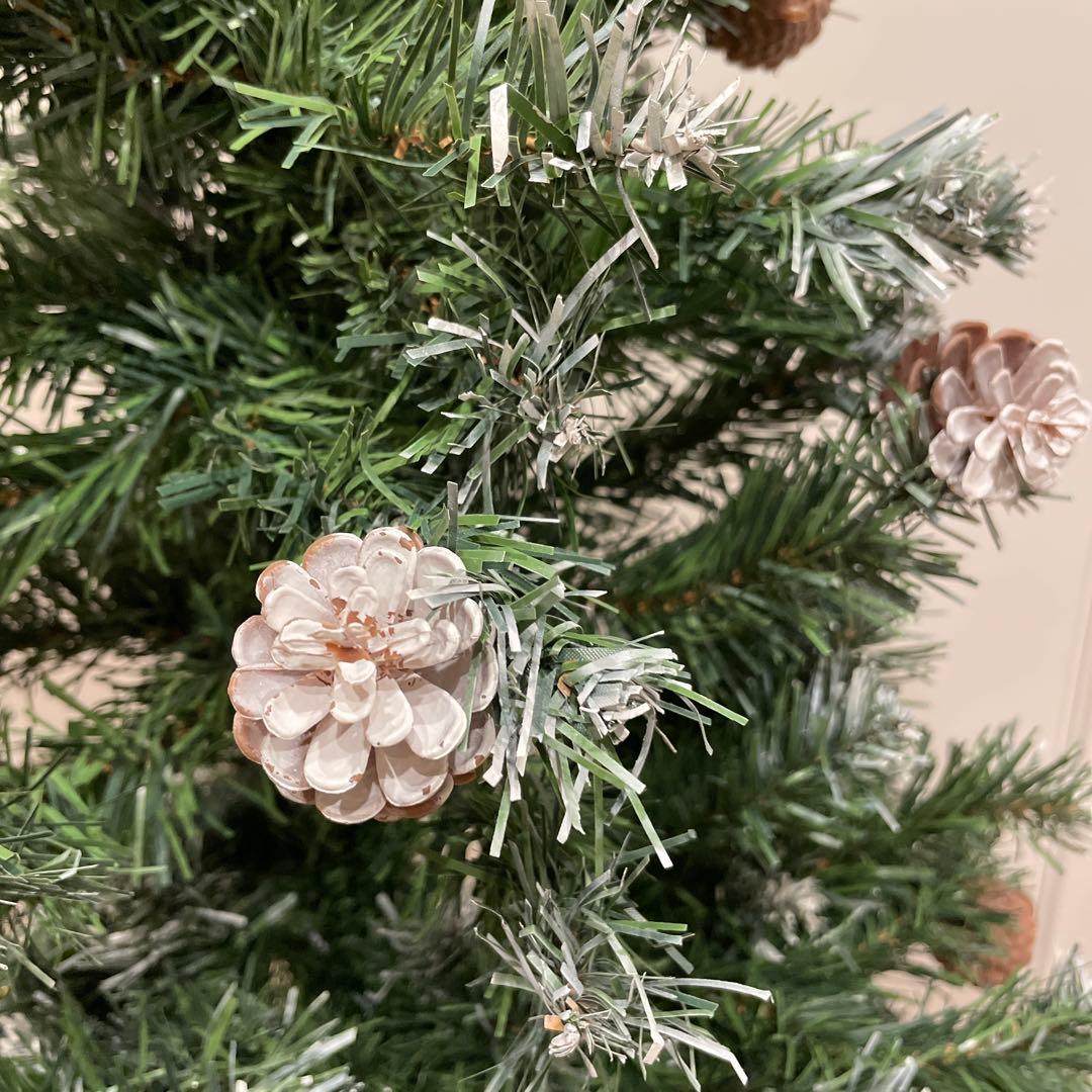 クリスマスツリー 松ぼっくり付き 180cm