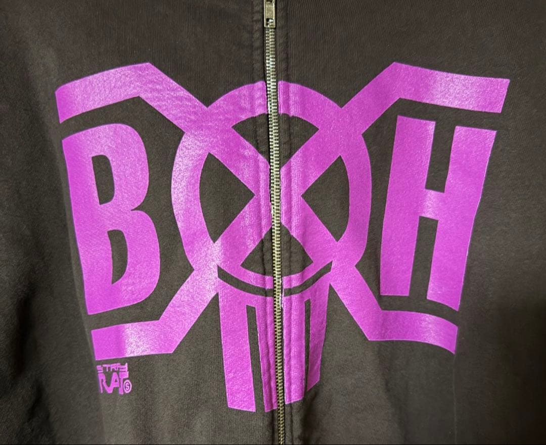 【レアサイズ・美品】SR / BH ZIP HOODIE XXL 茶×ピンク