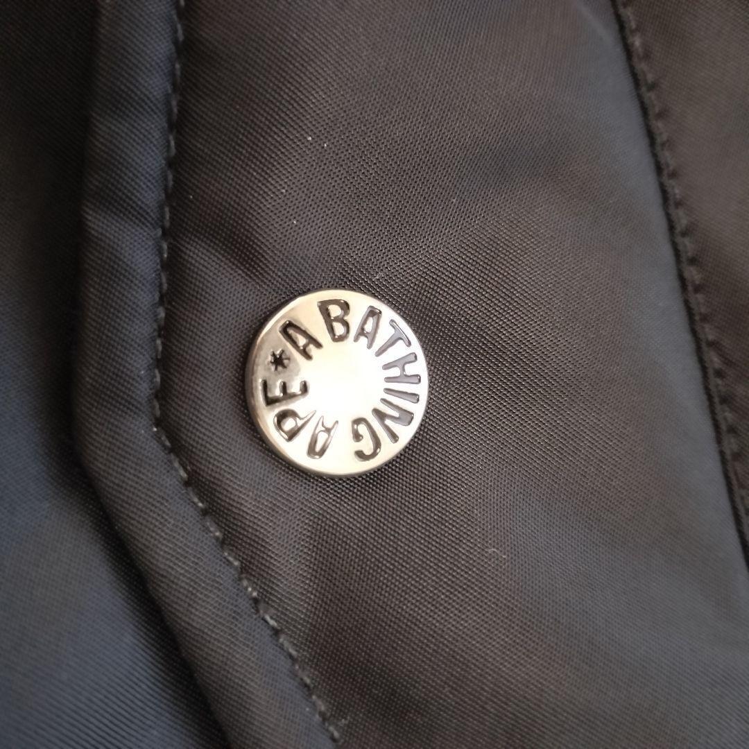 ほぼ新品 希少 APE FCRB 限定 MA-1 ボンバージャケット 黒 Ｌ