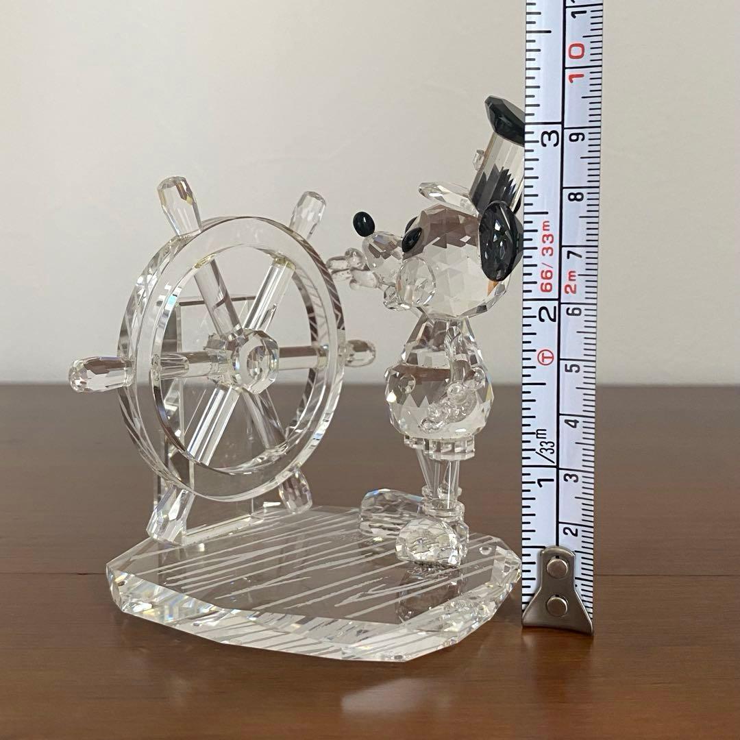 ディズニーショーケース クリスタルワールド ミッキーマウス 置物