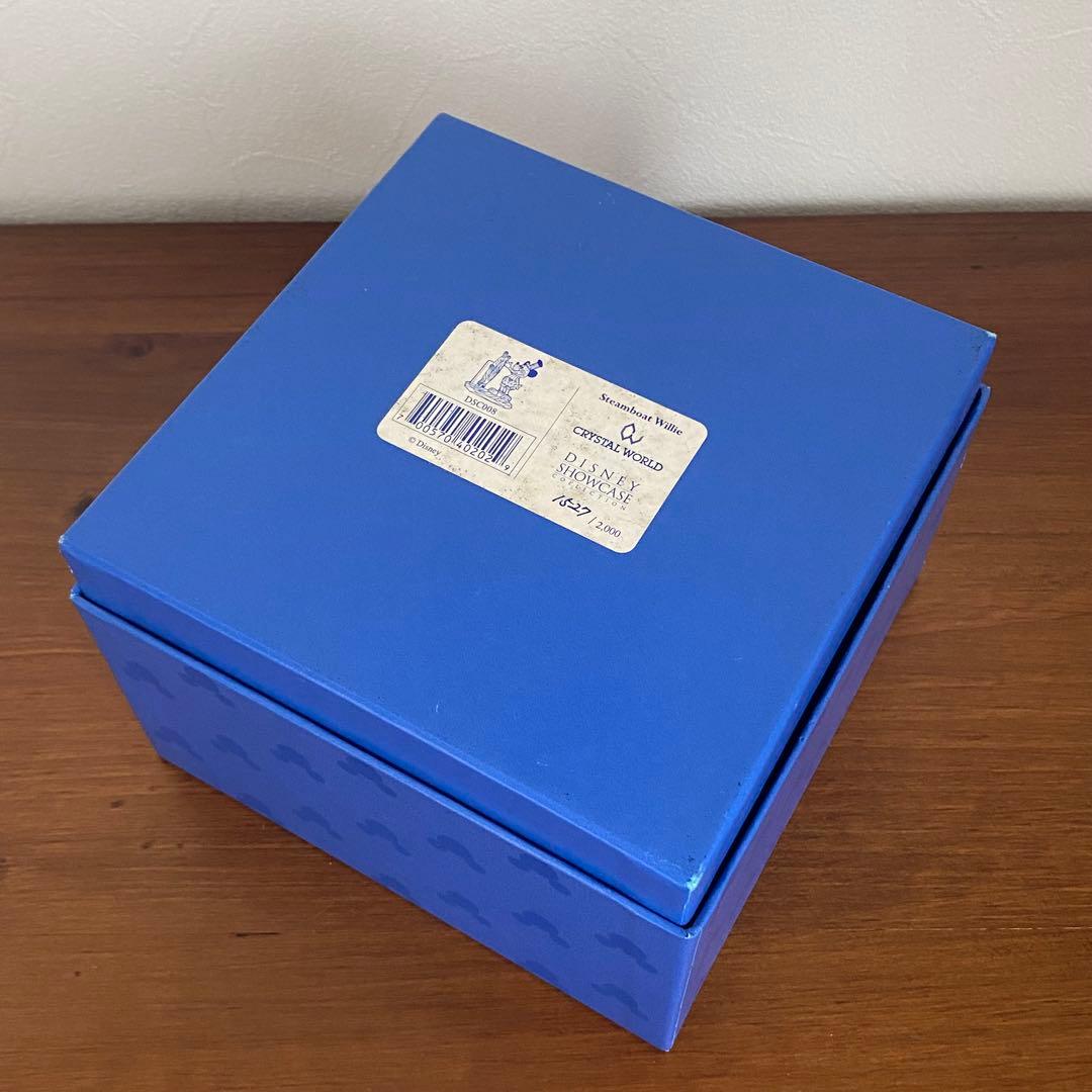 ディズニーショーケース クリスタルワールド ミッキーマウス 置物