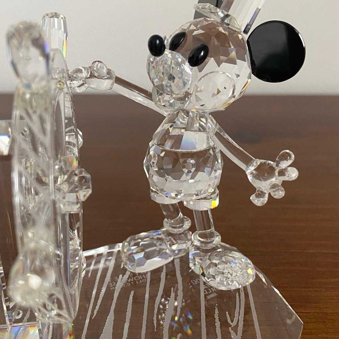 ディズニーショーケース クリスタルワールド ミッキーマウス 置物