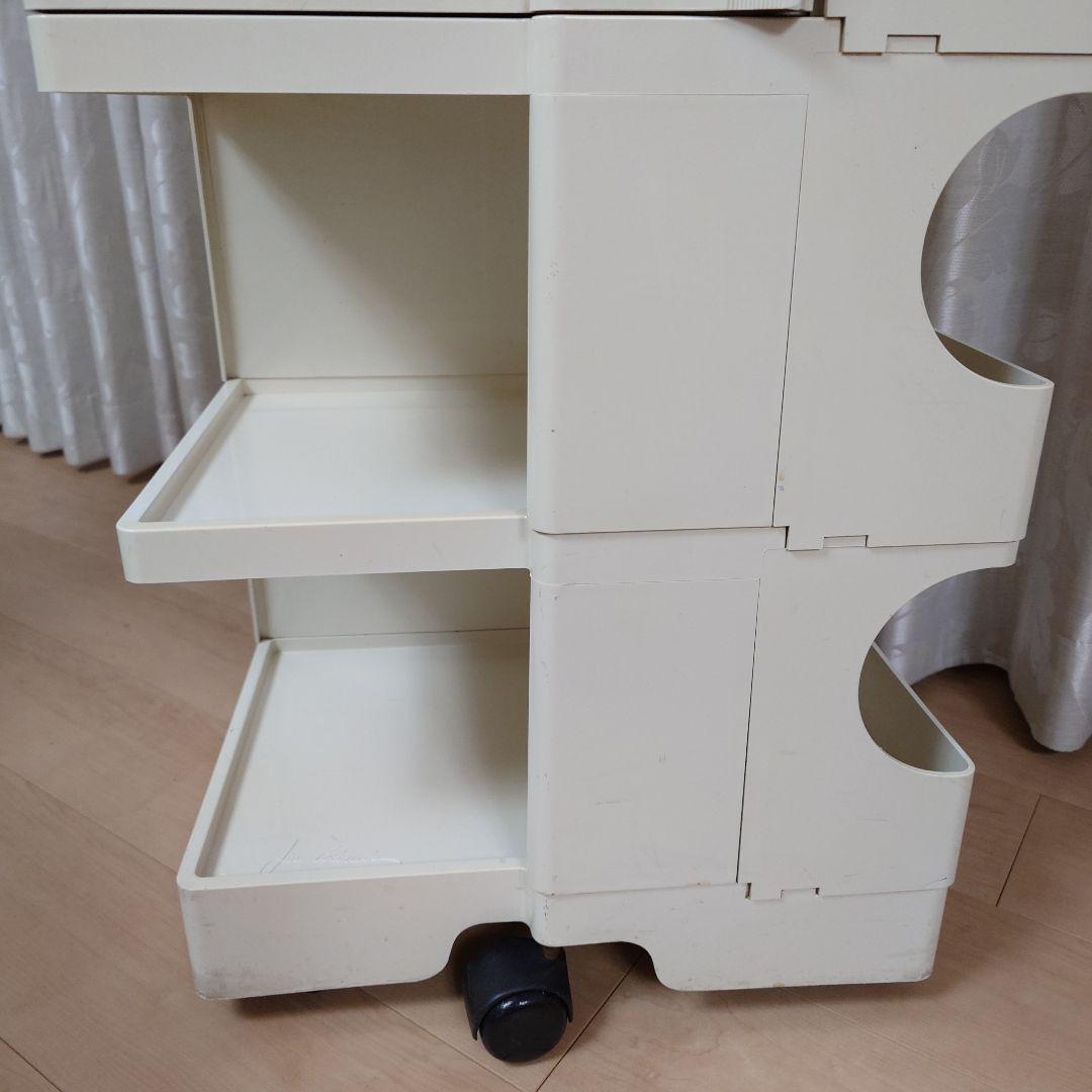 ボビーワゴン 4段4トレイ ホワイト 旧輸入品 イタリア製